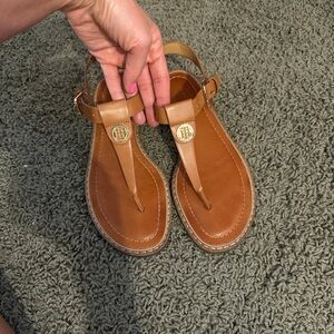 Tommy Hilfiger Women's Tan Sandals